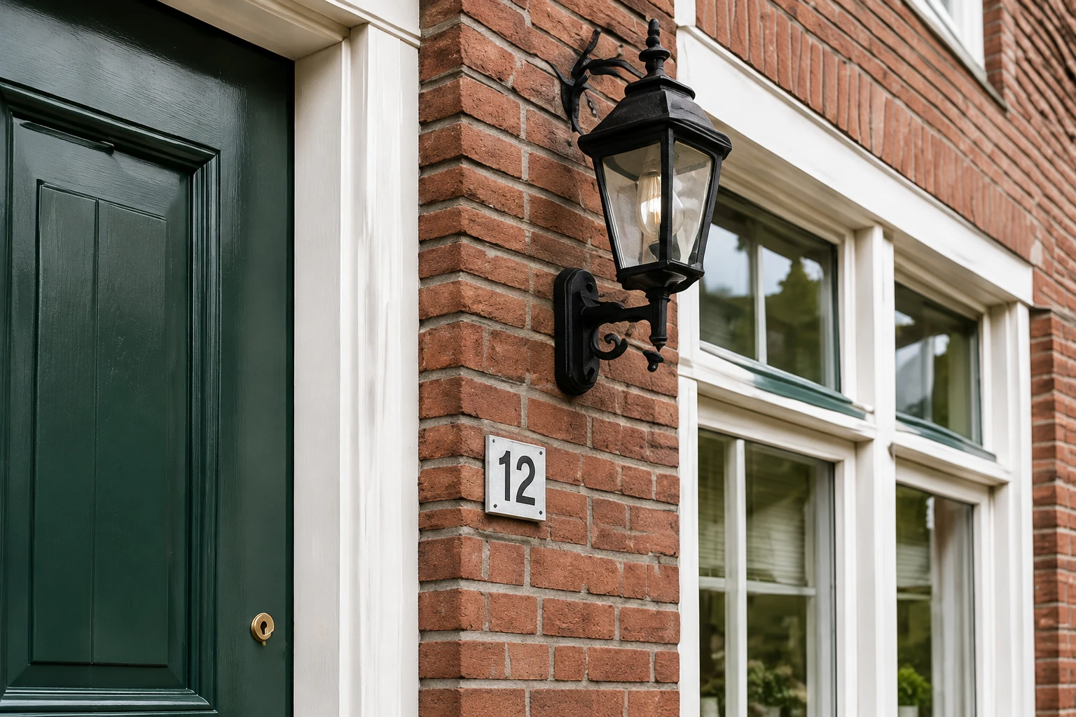Sfeerbeeld van verzorgd buitenschilderwerk aan een voordeur in Utrecht